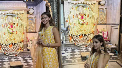 Ananya Panday visits Kale Hanuman Ji Temple in Jaipur, says ‘so much to be grateful for’: PICS | Hindi Movie News