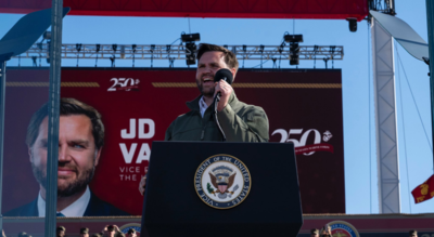 Artillery blast over closed I-5 at marine corps anniversary damages vehicles, sparks backlash amid JD Vance’s visit | World News