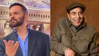 Rohit Shetty asks paparazzi if they have stopped gathering outside Dharmendra’s home – VIDEO |